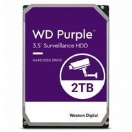 WD PURPLE 2TB DISK NA MONITOROVANIE WESTERN DIGITAL SATA DVR 2000GB