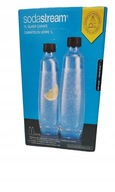 FĽAŠE SODASTREAM SATURATOR, SKLENENÉ, 1L, 2 KS