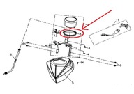 Počítadlo kilometrov SEAL Quad Sym Quad Lander 300cc OEM!