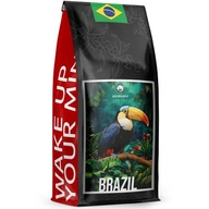 KÁVOVÉ ZRNKY BRAZÍLIA 1kg čerstvo pražené - 100% ARABICA - KÁVA MODRÉ ORCA