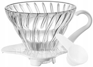 Odkvapkávač Odkvapkávač sklenený infuzér HARIO V60-01 White