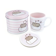 PUSHEEN DARČEKOVÝ SET KERAMICKÝ hrnček S UMÝVAČKOU V KONZE 315 ML