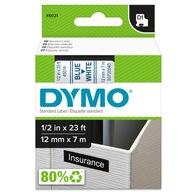 DYMO D1 45014 páska 12mm bielo/modrá originál