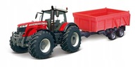 Traktor Massey Ferguson 8740S, príves BBURAGO