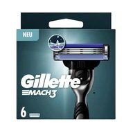 GILLETTE MACH3 Čepele Vložky do žiletiek Nože 6 ks Originál--113