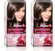 GARNIER SET Sensation paint 3.0 Dark Brown x2