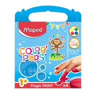 FARBY NA PRSTY 4 farby 80g Colorpeps MAPED