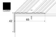 Štvorcový a32 65mmx42mm EFFECTOR Čierny 180cm