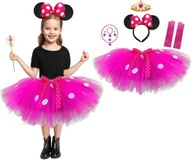 OUTFIT MINNIE MOUSE MICKEY JEDNORÁZOVÁ ČELENKA TUTU SUKŇA 110/128