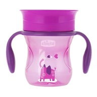 CHICCO 360° STRIEBORNÝ HRNČEK NAUČENIE PIŤ 12m+ 200ml