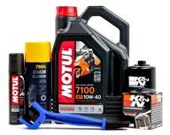 MOTUL 7100 10W40 4L olej + olejový filter + čistý tuk