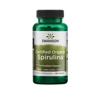 SWANSON CERTIFIKOVANÁ BIO SPIRULINA 180 tab