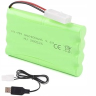 BATÉRIA 9,6V 2400mAh PRE RC AUTO