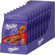 Milka Snax Chocolate Daim Flakes 145g x 10ks