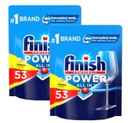 FINISH Power All in 1 Tablety do umývačky riadu s citrónom 2x53