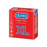 Durex Feel Thin XL kondómy 3 ks