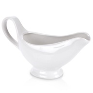 PORCELÁNOVÁ biela omáčka loď, nádoba na omáčku, 250 ml