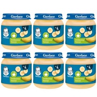 GERBER Jemný banán po 4 mesiacoch - 125 g