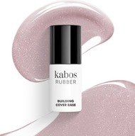 Gumová základňa stavebná guma Kryt na stavbu LESKLÁ DUSTY BLUSH 8ml KABOS