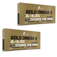 OLIMP GOLD OMEGA 3 D3 + K2 SPORT 120 kapsúl EPA, DHA