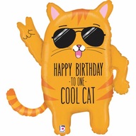 Cool Cat Birthday 33'' - 84 cm! - BALENIE