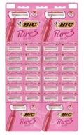 BIC PURE LADY PINK Holiaci strojček pre ženy, 3 čepele, 24 ks