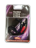 2 x RCA Cinch kábel 120 cm Optex