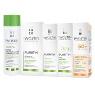 SET Iwostin Purritin Gel+Tonic+Fluid + 2x krém