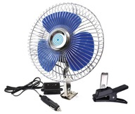 Otočný ventilátor do veterného mlyna do auta 12V 18cm