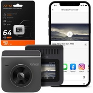 70mai A400 Dark Grey kamera do auta 1440p 145° + originál 64GB karta