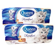 TOALETNÝ PAPIER QUEEN COMFORT 20 ROLČIEK 3 VRST