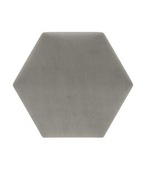 Stegu čalúnenie nástenných panelov Mollis Hexagon Grey