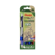 Pentel BL77 Eco guľôčkové pero 4 ks - 3 modré + 1 červené