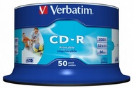 CD Verbatim CD-R 700 MB 50 ks s možnosťou potlače