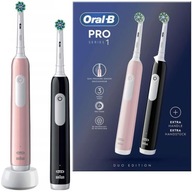 ELEKTRICKÁ ZUBNÁ KEFKA SÉRIE ORAL-B PRO 1 DUO BALENIE RUŽOVÁ ČIERNA