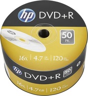 Disky HP DVD+R 4,7 GB x 16 50 kusov