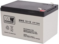 BATÉRIA BATÉRIA AGM POWER MWS 12Ah 12V 12-12