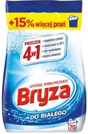 Biely prací prášok Bryza (70 praní) 4,55 kg