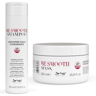 Be Hair Be Smooth SET vyhladzujúca vyrovnávacia maska ​​300ml + šampón 300