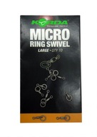 Korda Micro Rig Ring Ring Ring Swivel Large 10 ks.