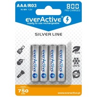 * Batéria EverActive R03 AAA Ni-MH 800 mAh R2U