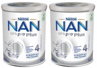 2 x NAN 4 Optipro Plus upravené mlieko 800g