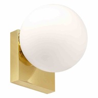 NÁSTENNÁ LAMPA VNÚTORNÁ SKLENENÁ GUĽA E27 GOLD LOFT Svetlo na náradie