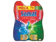 SOMAT Excellence Duo Gel gél do umývačky riadu 2x630 ml