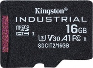 Kingston Industrial microSDHC 16GB Class 10 A1 pSLC + SD adaptér