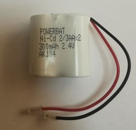 Batéria pre telefón 2,4V 300mAh 2 vodiče