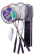 SPARTAN POWER BADMINTON SET SO SIEŤKOU PRE 4 HRÁČOV