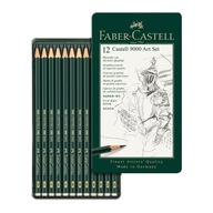 Súprava 12 ceruziek 9000 2h-8b 119065 Faber-Castell