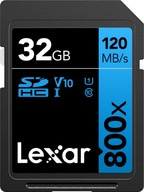 LEXAR SD pamäťová karta SDHC 32GB 800x Professional UHS-I U1 V10