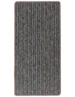 Carpet Runner Stripes Brown Melange 80x140 cm